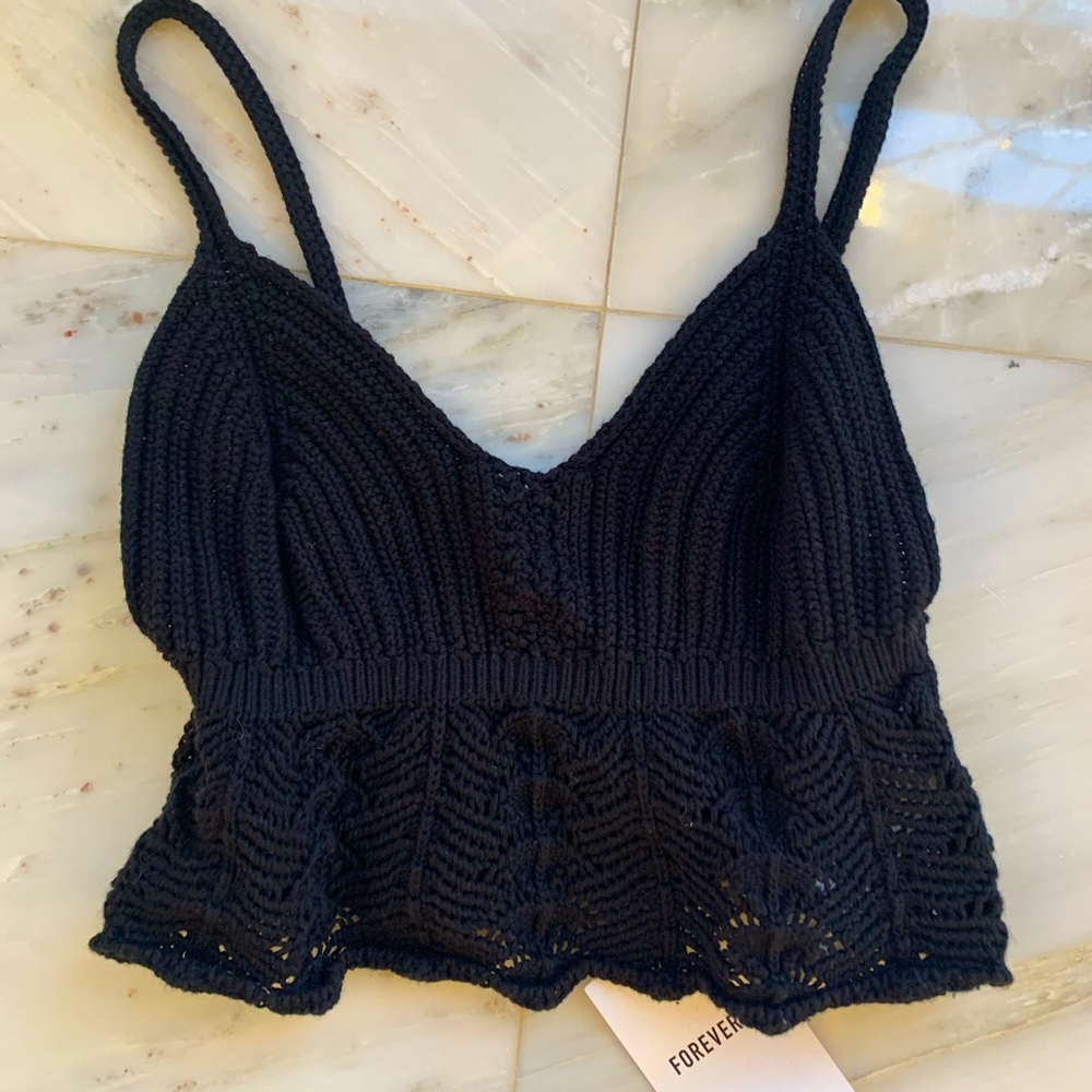 Knitted tank top